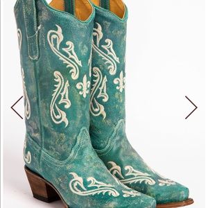 Corral Turquoise Cowgirl boots